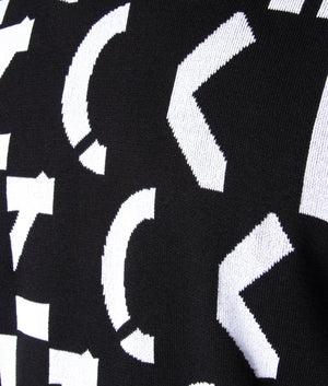 Abstract-Monogram-Jumper-Black-White-KENZO-EQVVS