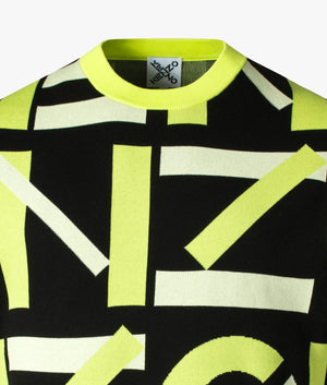 Monogram-Sport-Tonal-T-Shirt-Lime-Kenzo-EQVVS