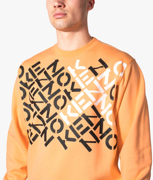 Kenzo-Sport-Monogram-Sweatshirt-Apricot-Kenzo-EQVVS