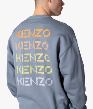 Multi-Kenzo-Logo-Sweatshirt-Glacier-Kenzo-EQVVS 