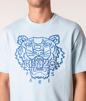 Tiger-Short-Sleeve-T-Shirt-Sky-Blue-Kenzo-EQVVS