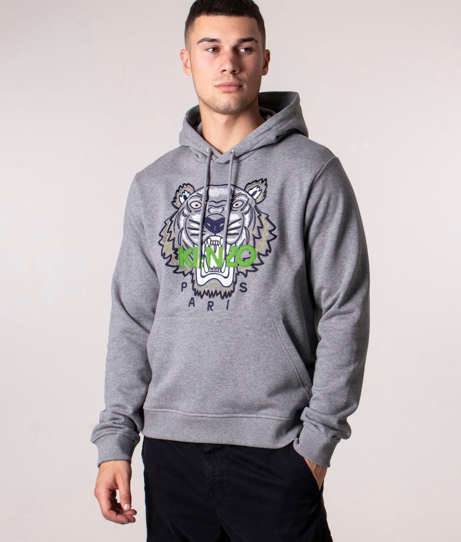 Kenzo Clothing Kenzo Eye Sweatshirt Grey Kenzo Eye Hoodie Grey