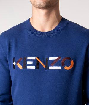 Slim-Fit-Logo-Knitted-Jumper-Ink-KENZO-EQVVS