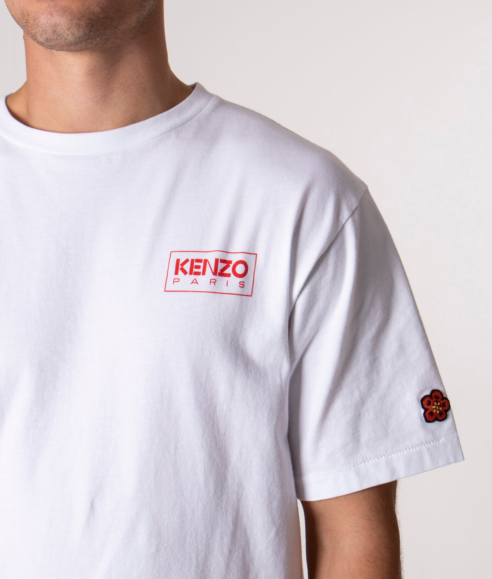★KENZO★ Paris Classic Short Sleeve T-Shirt White FC65TS413 KENZO Paris T-Shirt White | KENZO | EQVVS