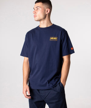 Oversized KENZO Paris T-Shirt Midnight Blue | KENZO | EQVVS