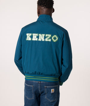 2-in-1-KENZO-Pixel-Logo-Harrington-Bomber-Jacket-Duck-Blue-KENZO-EQVVS