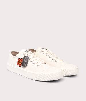 KENZO-School-Low-Top-Trainers-Cream-KENZO-EQVVS