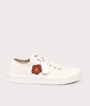KENZO-School-Low-Top-Trainers-Cream-KENZO-EQVVS