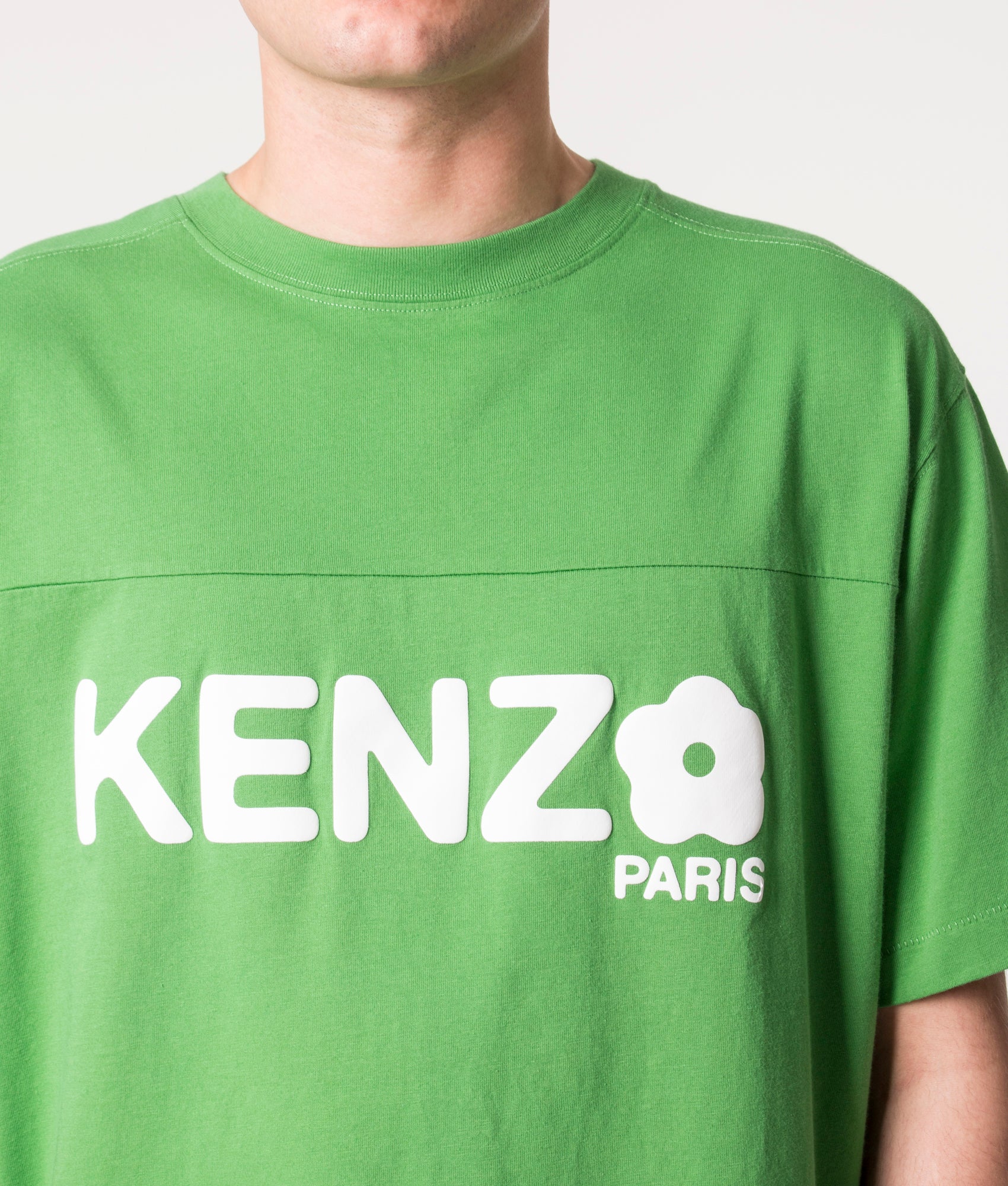 ★KENZO★ Logo Short Sleeve T-Shirt Green FD55TS4094SG57 FD5 MUSINSA | KENZO Logo Short sleeve T-shirt - Green