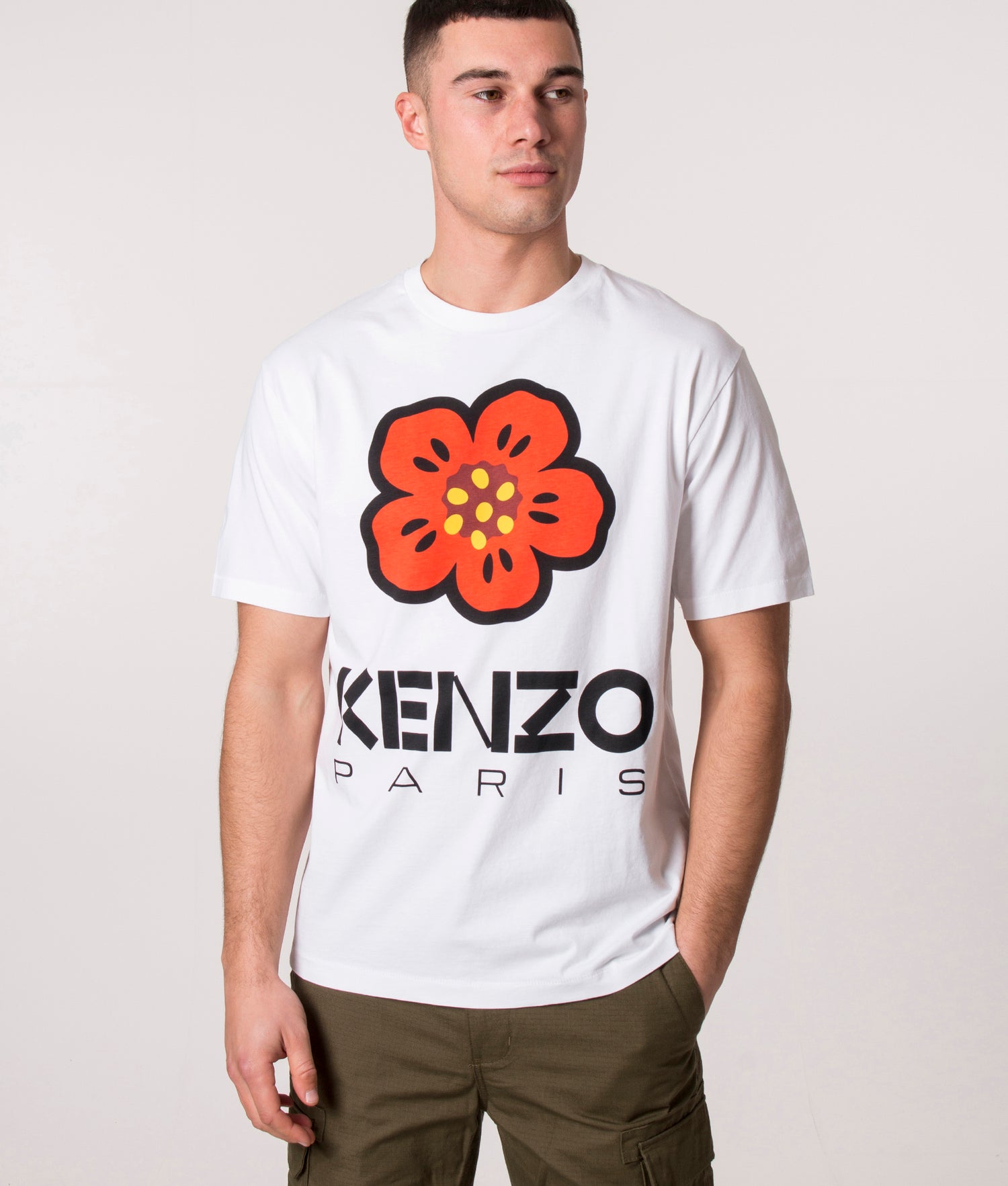 Boke Flower T-Shirt White | KENZO | EQVVS