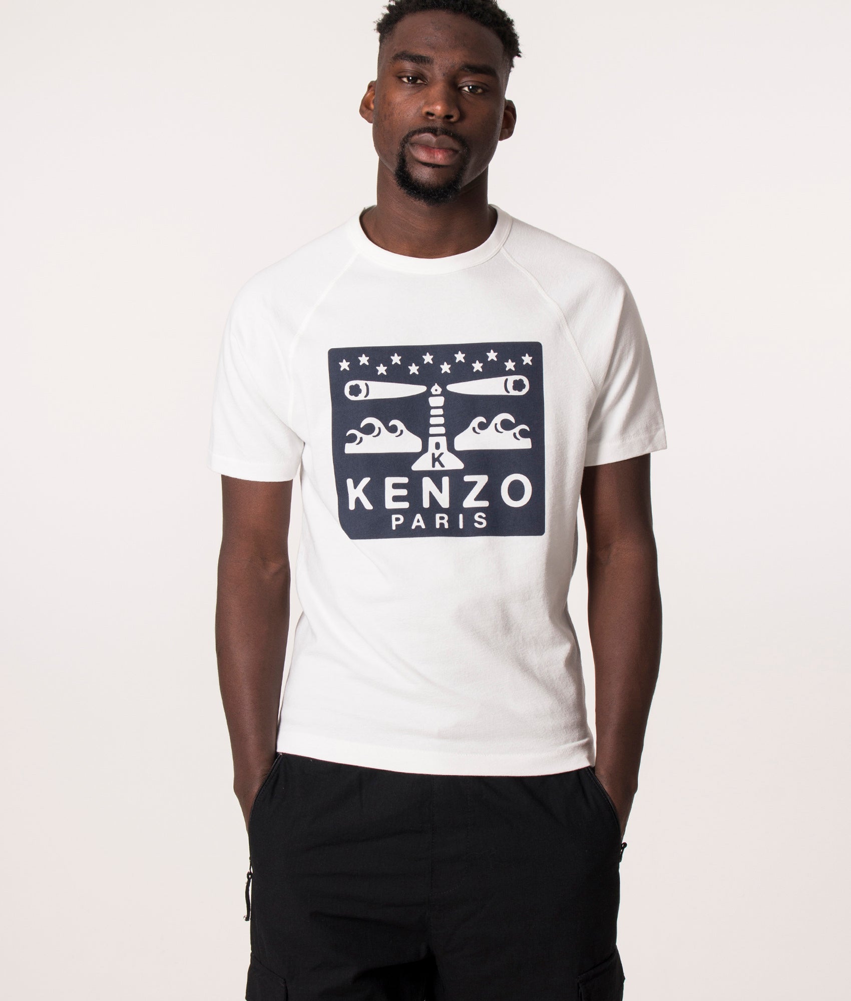 Slim-Fit-Lighthouse-Logo-T-Shirt-Off-White-KENZO-EQVVS