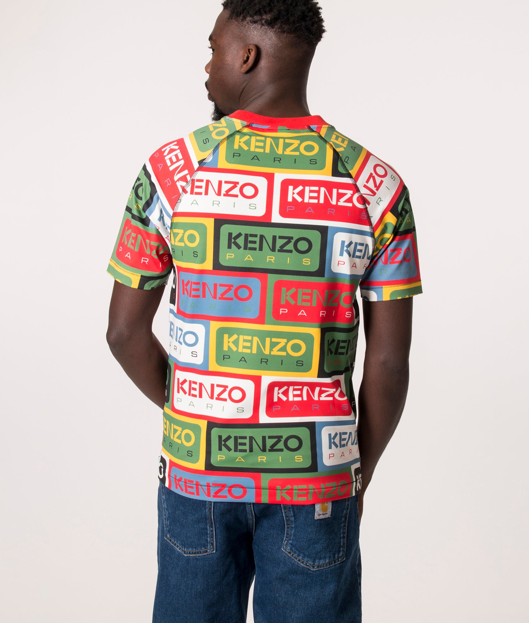 Slim-Fit-KENZO-Labels-T-Shirt-Multicolour-KENZO-EQVVS