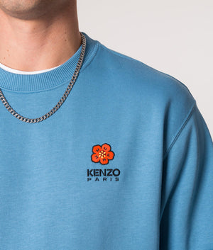 Boke-Flower-Crest-Sweatshirt-Cyan-KENZO-EQVVS