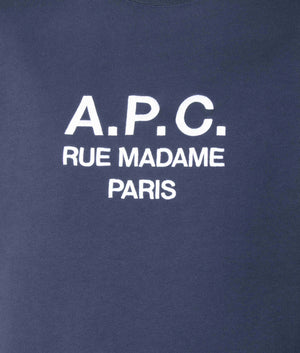 Slim-Fit-Rufus-Sweatshirt-Marine-A.P.C.-EQVVS 