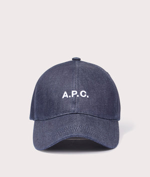 Casquette-Denim-Charlie-Cap-Indigo-A.P.C-EQVVS