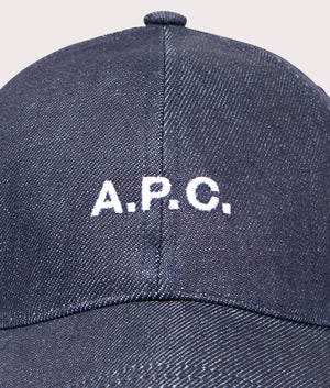 Casquette-Denim-Charlie-Cap-Indigo-A.P.C-EQVVS