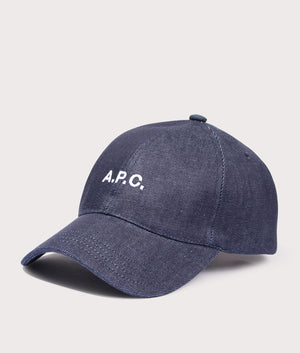 Casquette-Denim-Charlie-Cap-Indigo-A.P.C-EQVVS