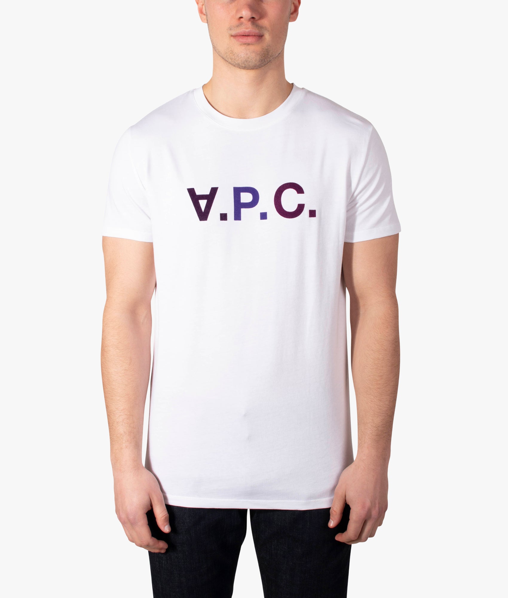 VPC-Multicoloured-H-T-Shirt-Violet-A.P.C.-EQVVS