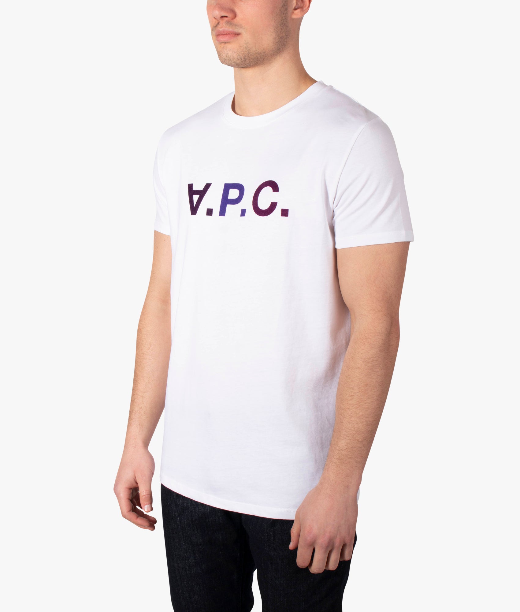 VPC-Multicoloured-H-T-Shirt-Violet-A.P.C.-EQVVS