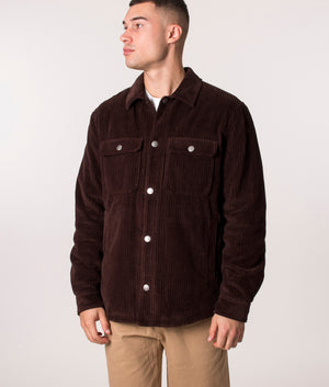 Alex-Cord-Overshirt-Brown-A.P.C-EQVVS 