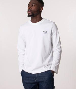 Relaxed-Fit-Olivier-T-Shirt-Blanc-A.P.C.-EQVVS