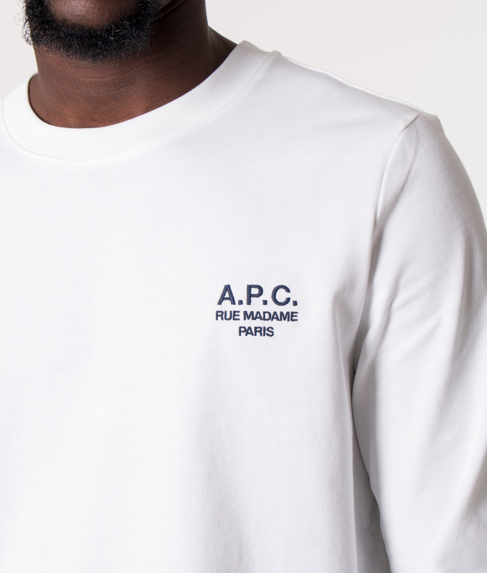 Relaxed-Fit-Olivier-T-Shirt-Blanc-A.P.C.-EQVVS