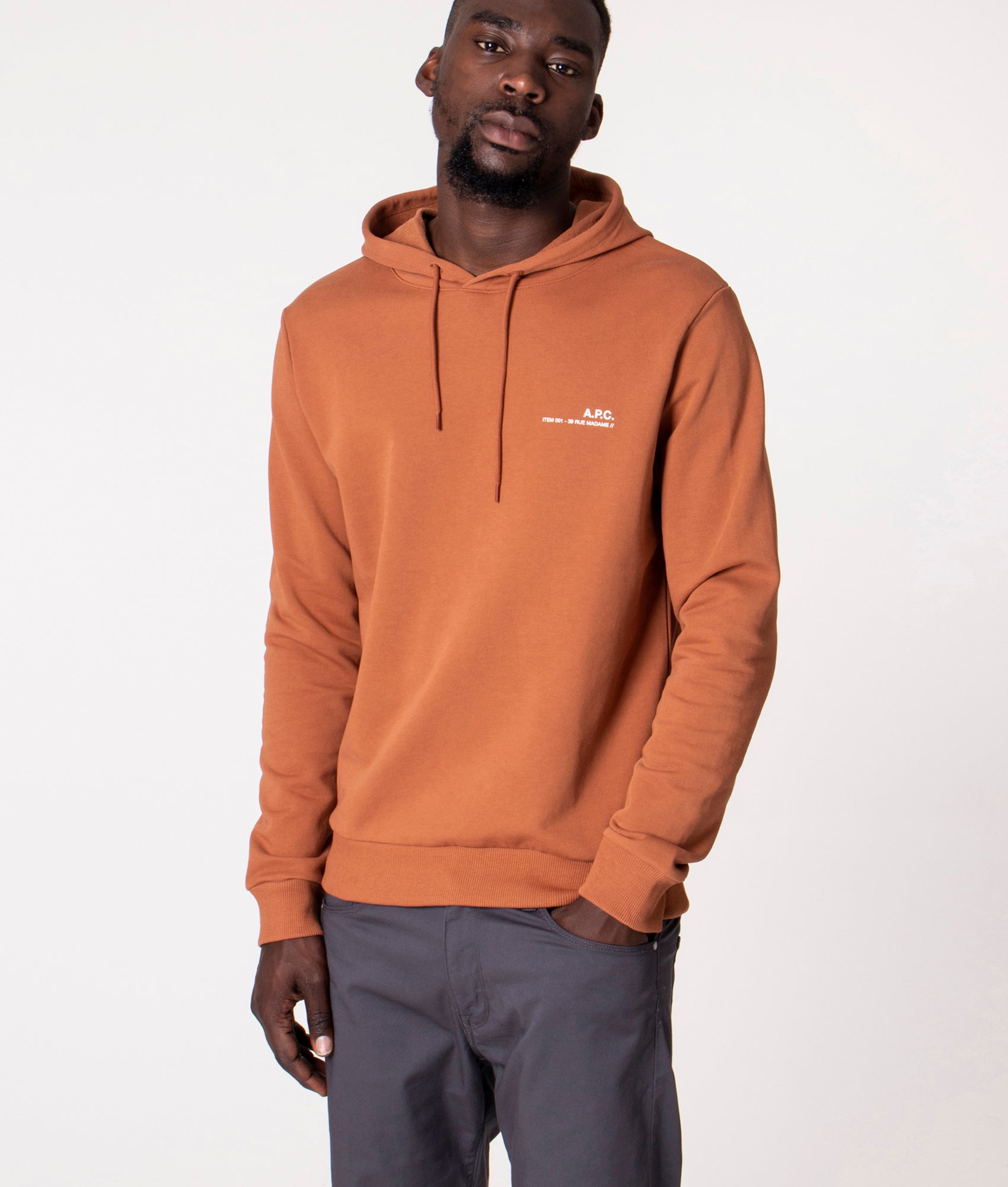 Slim-Fit-Item-H-Hoodie-Terracotta-A.P.C.-EQVVS