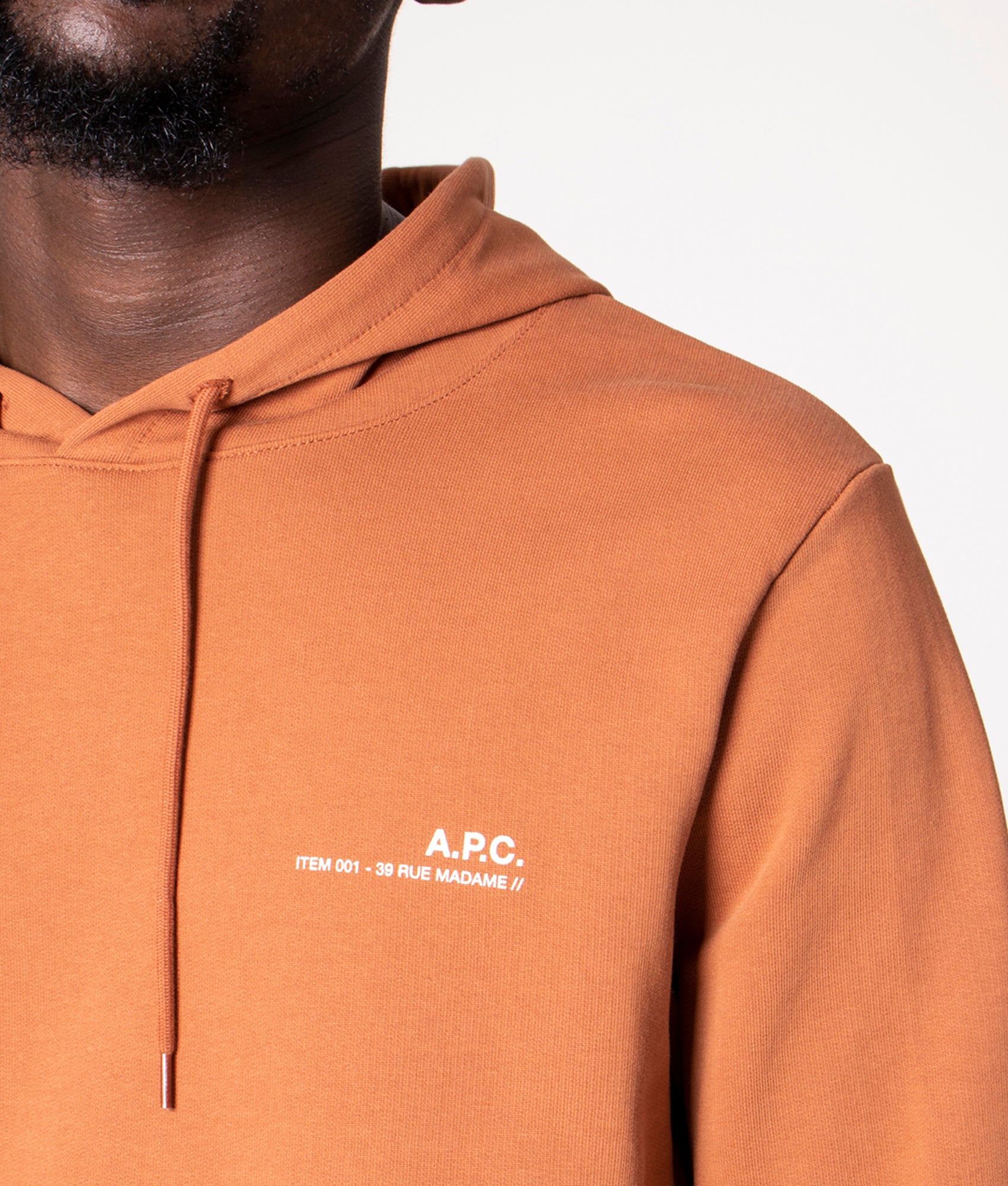 Slim-Fit-Item-H-Hoodie-Terracotta-A.P.C.-EQVVS