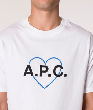 Amore-Logo-Graphic-T-Shirt-White-A.P.C-EQVVS