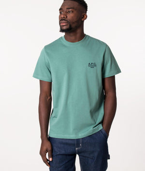 New-Raymond-T-Shirt-Vert-Grise-A.P.C.-EQVVS