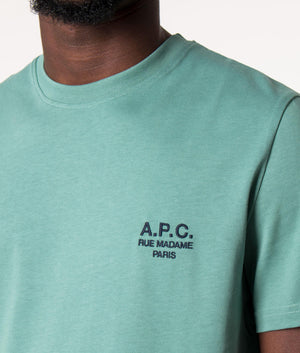 New-Raymond-T-Shirt-Vert-Grise-A.P.C.-EQVVS