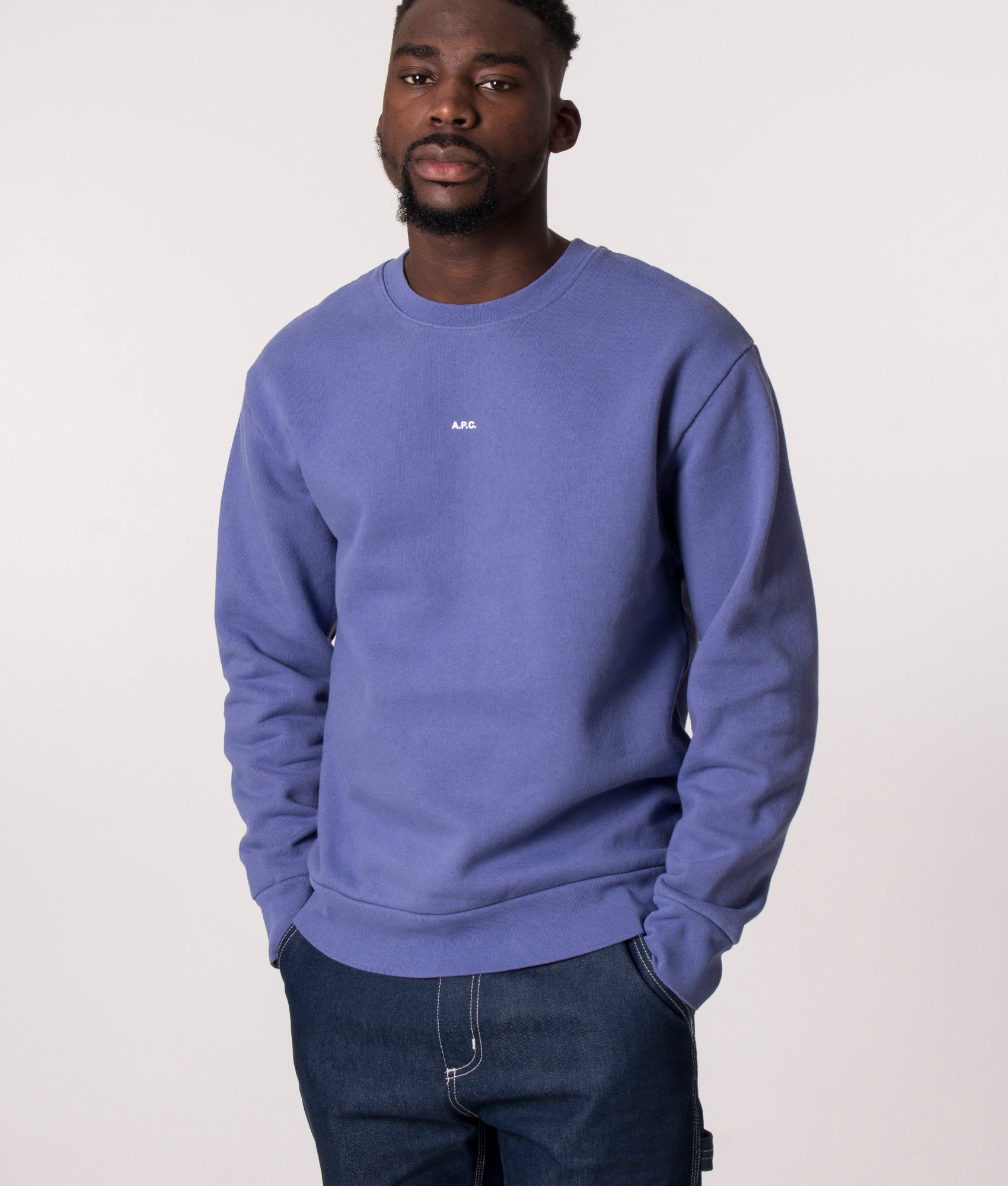 Relaxed-Fit-Steve-Sweatshirt-Violet-A.P.C.-EQVVS