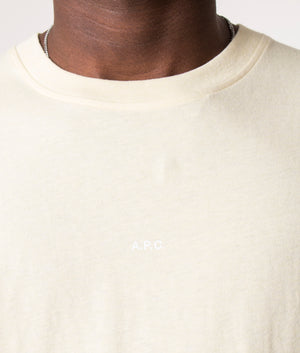 Relaxed-Fit-Kyle-T-Shirt-Jaune-Chine-A.P.C.-EQVVS