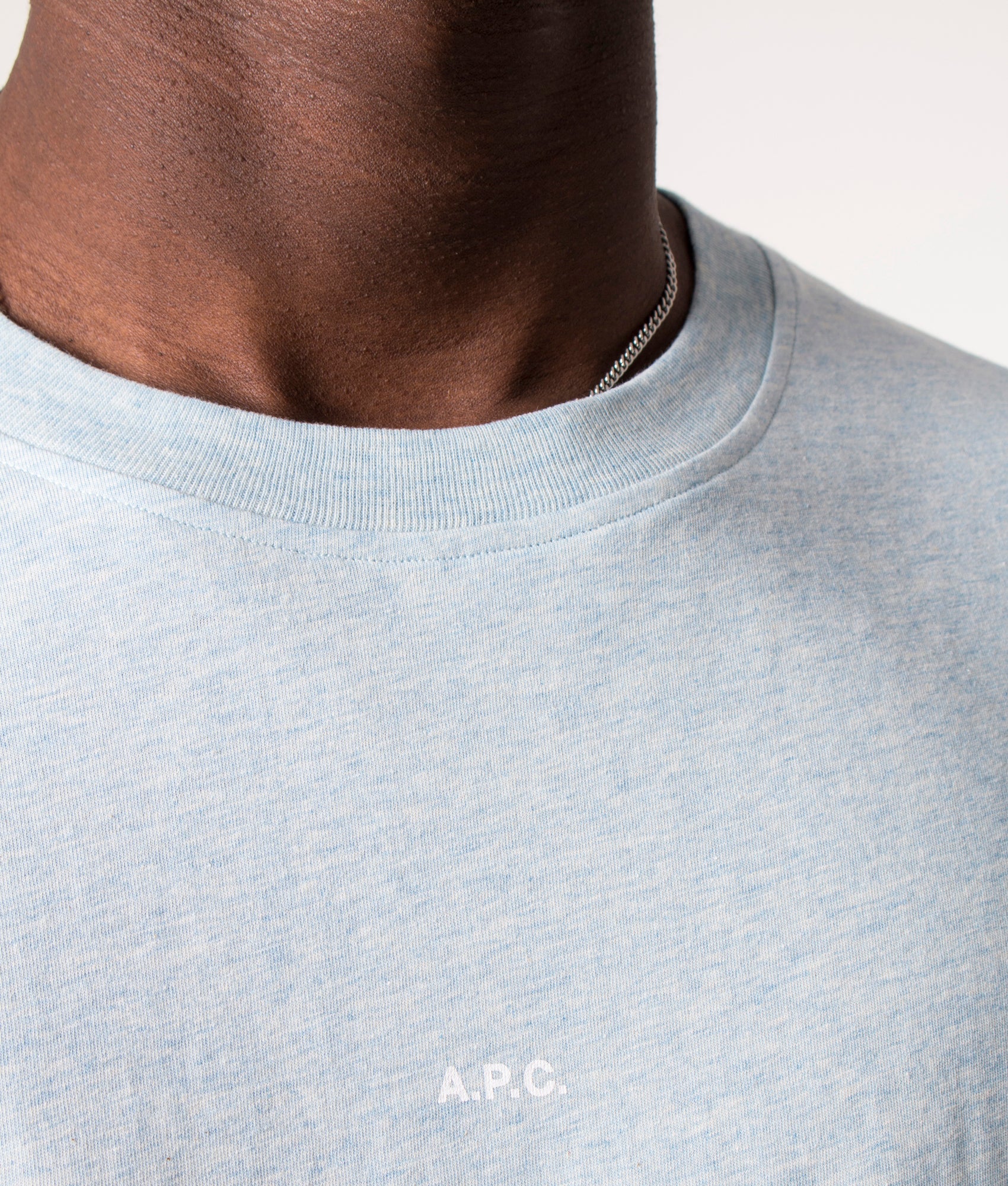 Relaxed-Fit-Kyle-T-Shirt-Bleu-Ciel-Chine-A.P.C.-EQVVS