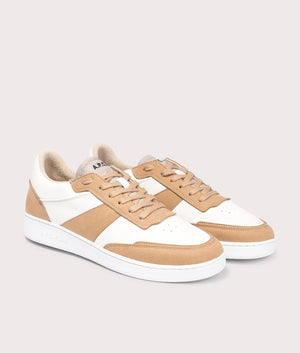 Smooth-Faux-Leather-Faux-Suede-Sneakers-Beige-A.P.C.-EQVVS