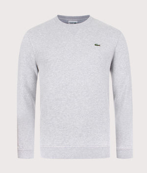 Crew-Neck-Sports-Sweatshirt-Grey-Lacoste-EQVVS