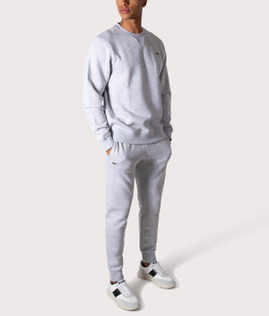 Crew-Neck-Sports-Sweatshirt-Grey-Lacoste-EQVVS