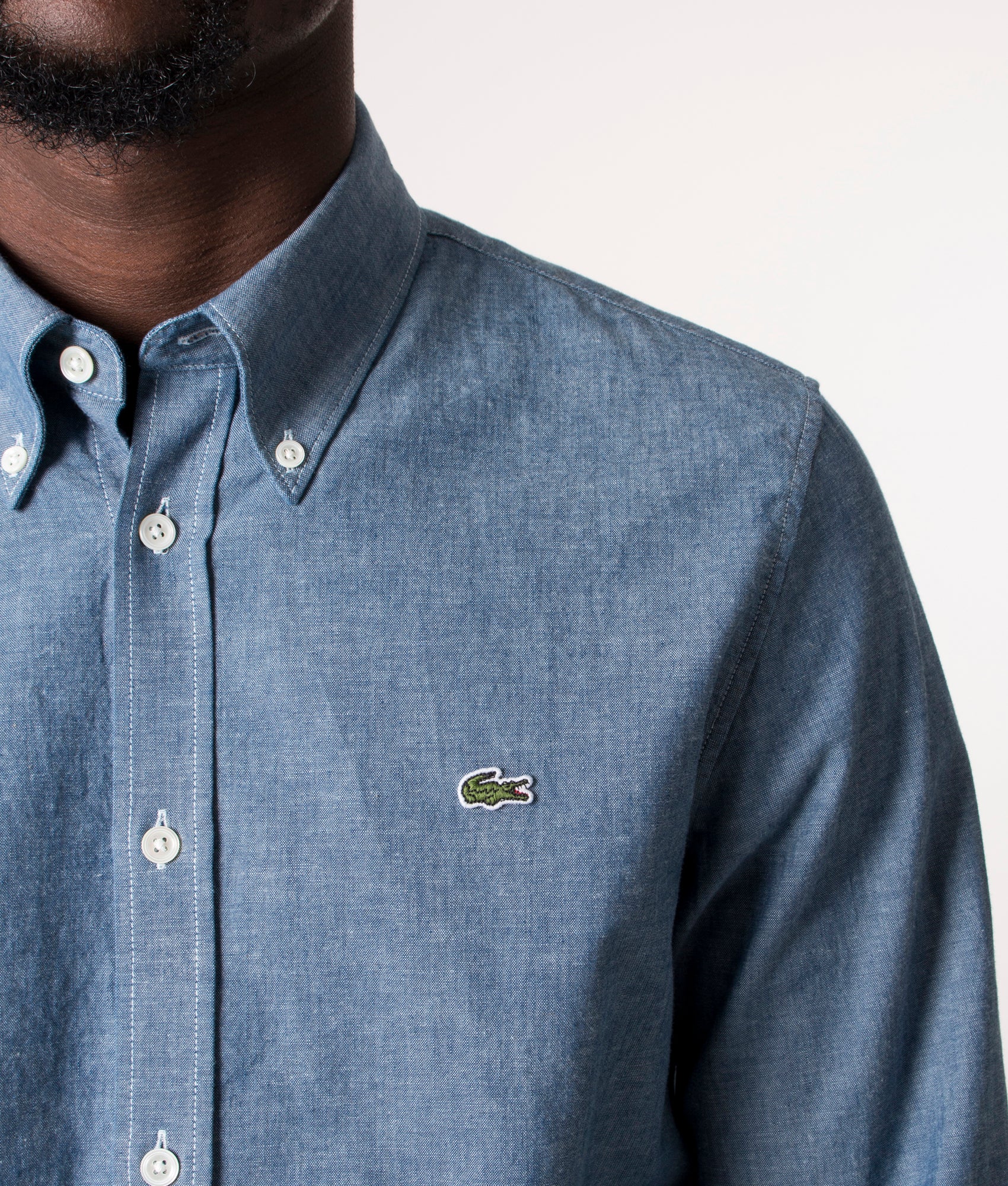 Slim-Fit-Denim-Woven-Shirt-Deep-Medium-Lacoste-EQVVS