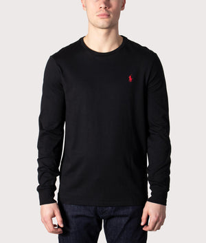 Custom-Slim-Fit-Long-Sleeve-T-Shirt-Black-Polo-Ralph-Lauren-EQVVS