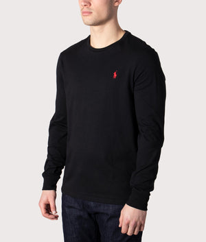 Custom-Slim-Fit-Long-Sleeve-T-Shirt-Black-Polo-Ralph-Lauren-EQVVS