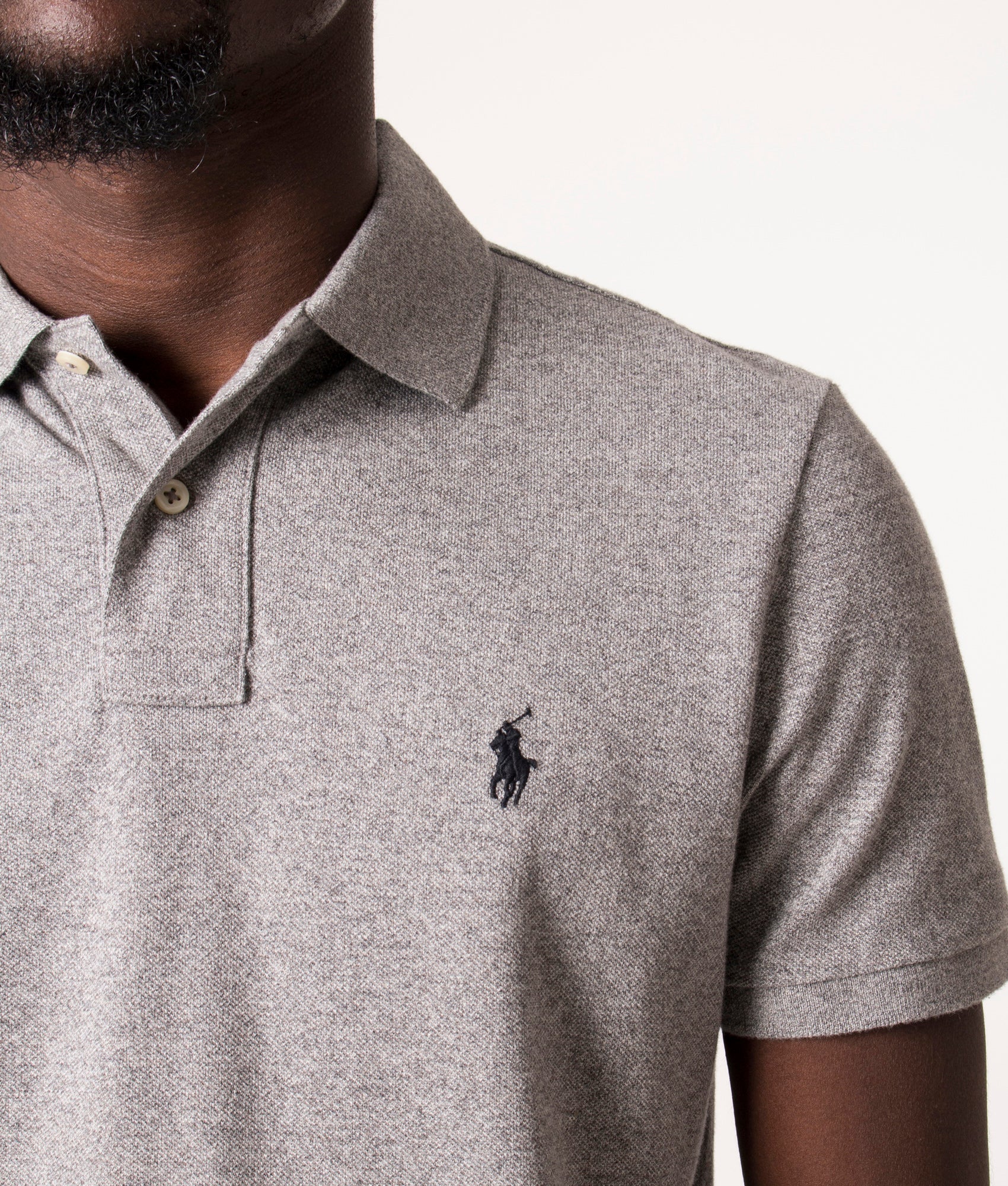 Custom Slim Fit Polo Shirt Canterbury Heather | Polo Ralph Lauren 