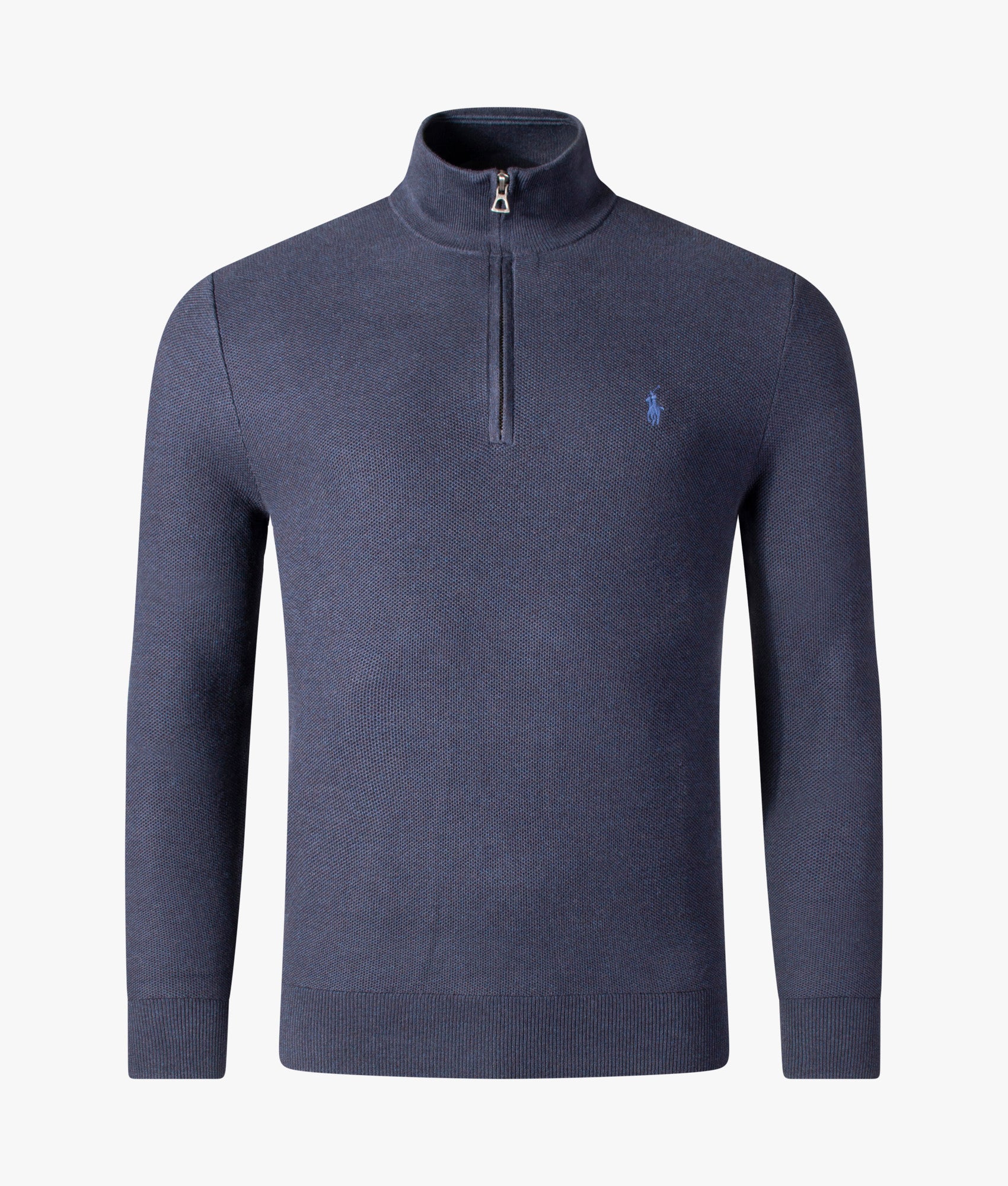 Half-Zip-Pima-Cotton-Jumper-Navy-Heather-Polo-Ralph-Lauren-EQVVS