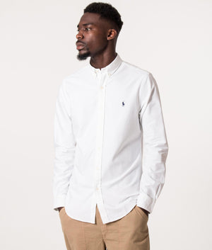 Slim-Fit-Garment-Dyed-Oxford-Shirt-White-Polo-Ralph-Lauren-EQVVS