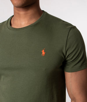 Custom-Slim-Fit-Jersey-Crew-Neck-T-Shirt-Supply-Olive-Polo-Ralph-Lauren-EQVVS