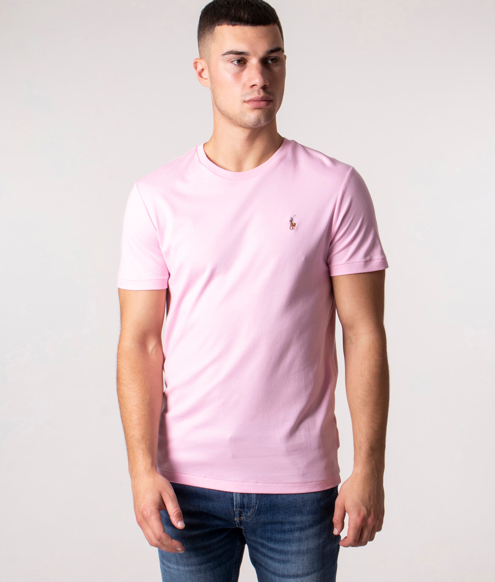 Custom-Slim-Fit-Pima-T-Shirt-Carmel-Pink-Polo-Ralph-Lauren-EQVVS