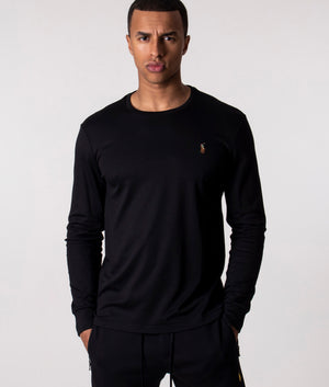 Custom-Slim-Fit-Interlock-Long-Sleeve-T-Shirt-Polo-Black-Polo-Ralph-Lauren-EQVVS