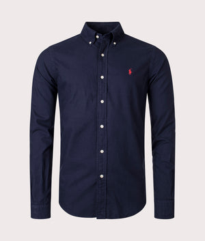 Custom-Fit-Oxford-Shirt-RL-Navy-Polo-Ralph-Lauren-EQVVS