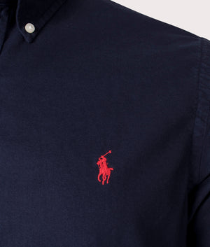 Custom-Fit-Oxford-Shirt-RL-Navy-Polo-Ralph-Lauren-EQVVS