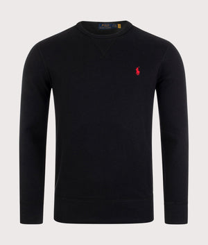 Ralph lauren black and red jumper Clearance