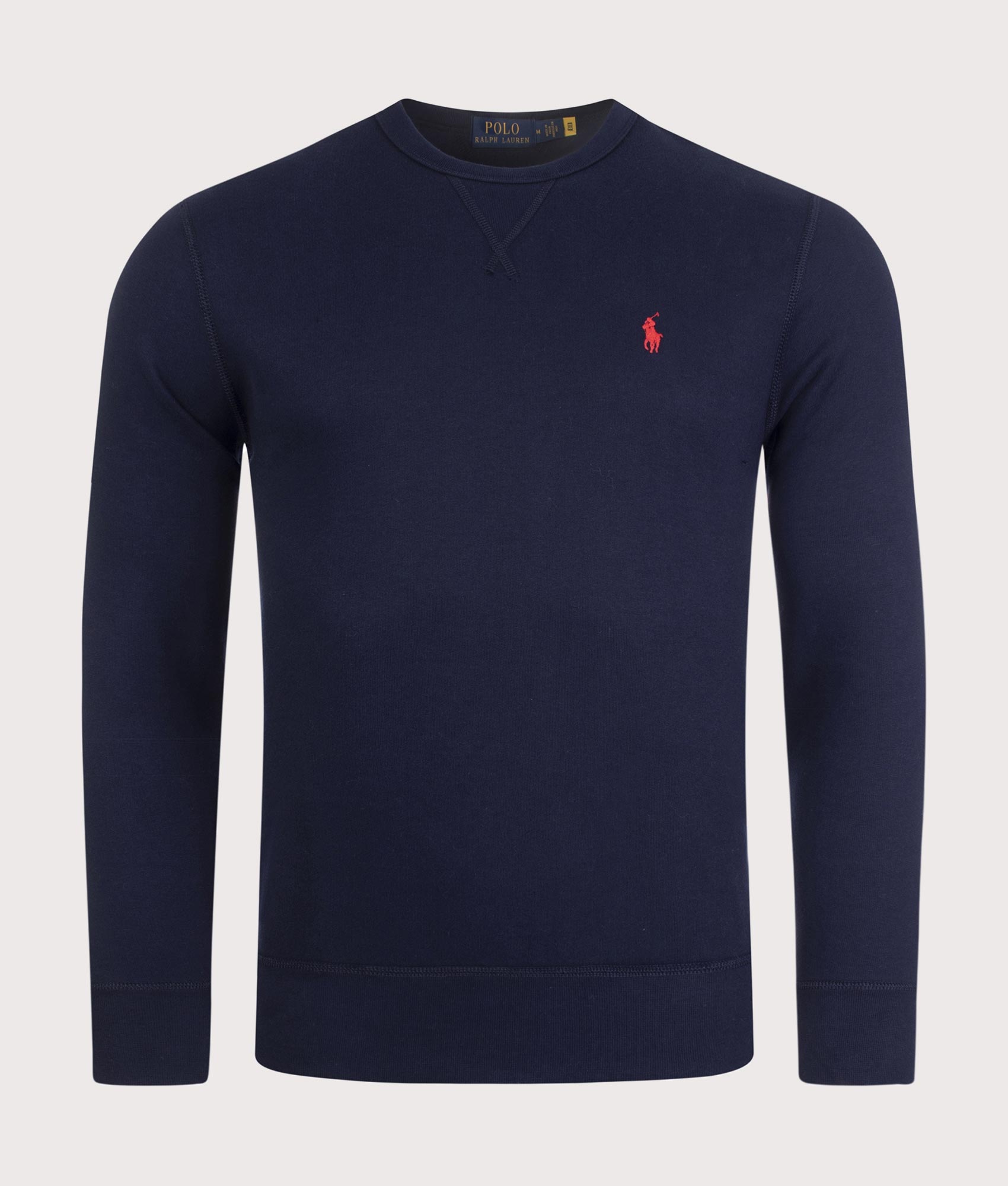 RL Fleece Sweatshirt in Cruise Navy at EQVVS Menswear. Front shot.
